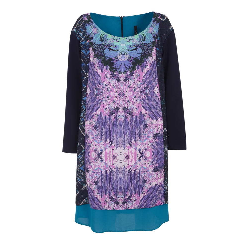 Blue, Product, Sleeve, Textile, Pattern, Purple, Magenta, Lavender, Teal, Aqua, 