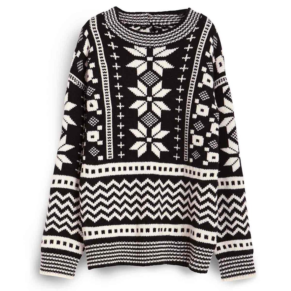 Sleeve, Textile, Pattern, Collar, Sweater, Style, Woolen, Cardigan, Wool, Visual arts, 