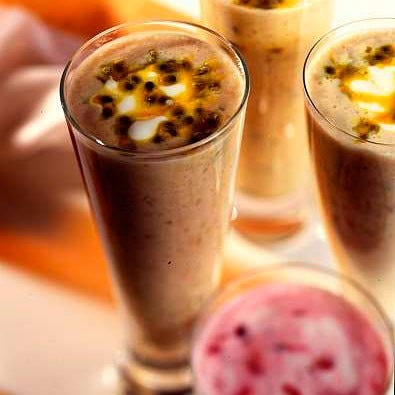 best smoothie recipes passionfruit, grape and banana smoothie