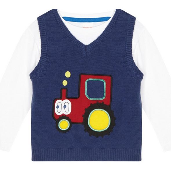 Product, Sleeve, Sportswear, Sleeveless shirt, Baby & toddler clothing, Sweater, Jersey, Electric blue, Symbol, Vest, 