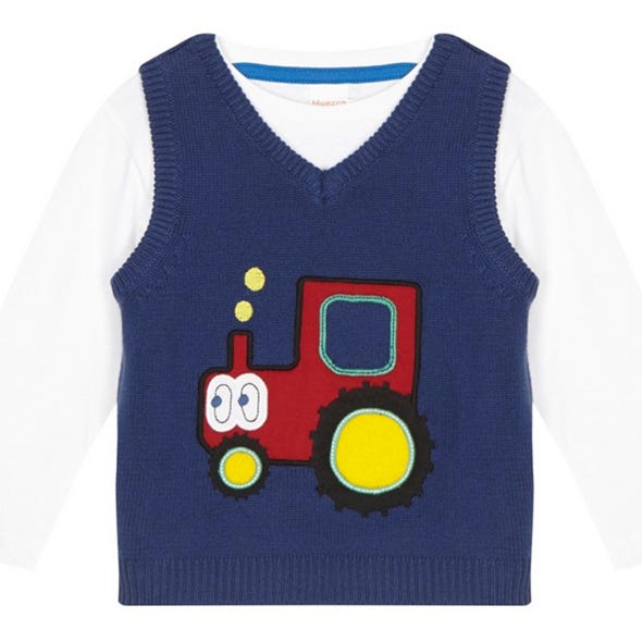 Product, Sleeve, Sportswear, Sleeveless shirt, Baby & toddler clothing, Sweater, Jersey, Electric blue, Symbol, Vest, 