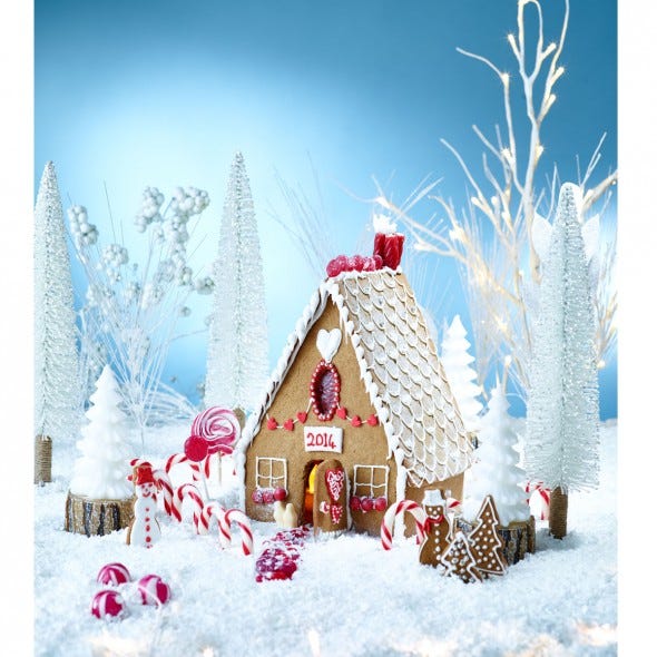 Winter, House, Christmas decoration, Holiday, Snow, Christmas eve, Christmas, Home, Hut, Cottage, 