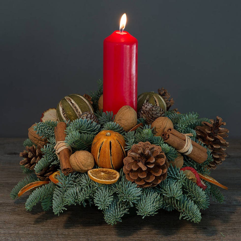 Candle, Still life photography, Natural material, Produce, Wax, Flame, Cylinder, Natural foods, Fire, Conifer, 