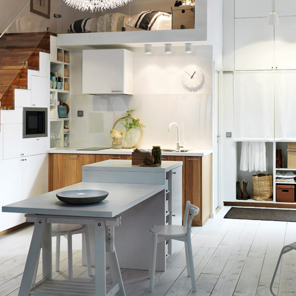 Room, Wood, Interior design, Floor, White, Countertop, Home, Furniture, Flooring, House, 