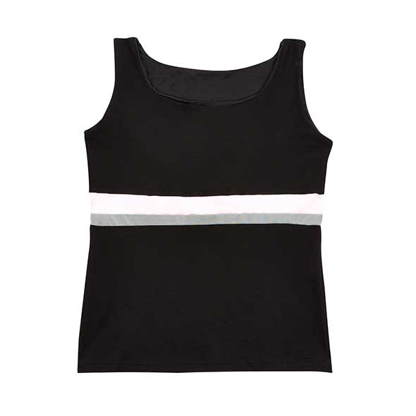 Product, Sleeveless shirt, White, Undershirt, Pattern, Neck, Black, Grey, Active tank, Vest, 