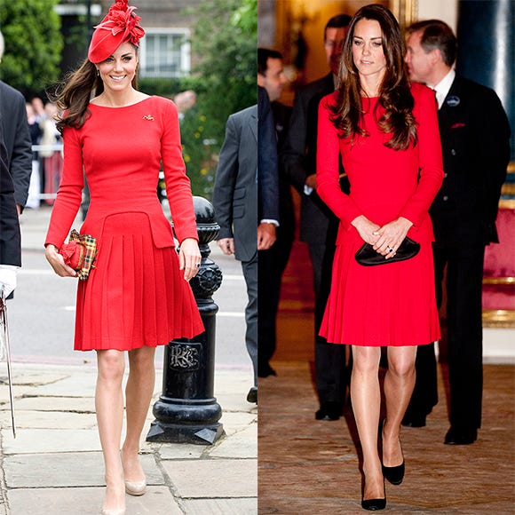 Clothing, Leg, Trousers, Coat, Red, Outerwear, Dress, Style, Formal wear, Bag, 