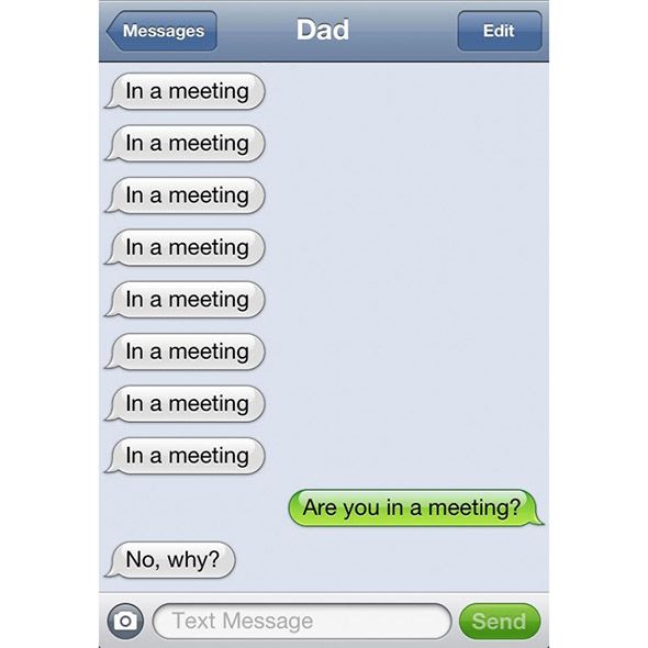 funny texts dad