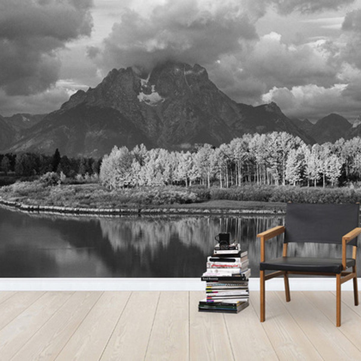 Wood, Mountainous landforms, Natural landscape, Landscape, Mountain range, Highland, Furniture, Monochrome photography, Outdoor furniture, Mountain, 