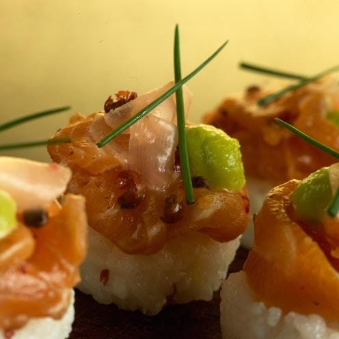 Food, Cuisine, Finger food, Ingredient, Dish, Recipe, Sushi, Garnish, appetizer, Rice, 