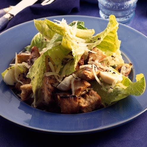 Dish, Food, Cuisine, Salad, Ingredient, Caesar salad, Produce, Meat, Recipe, Chinese chicken salad, 