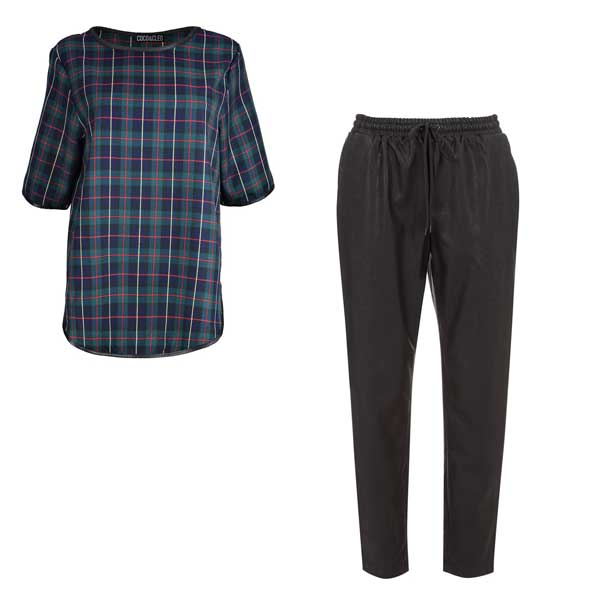 Blue, Product, Sleeve, Green, Collar, Plaid, Textile, Pattern, White, Denim, 