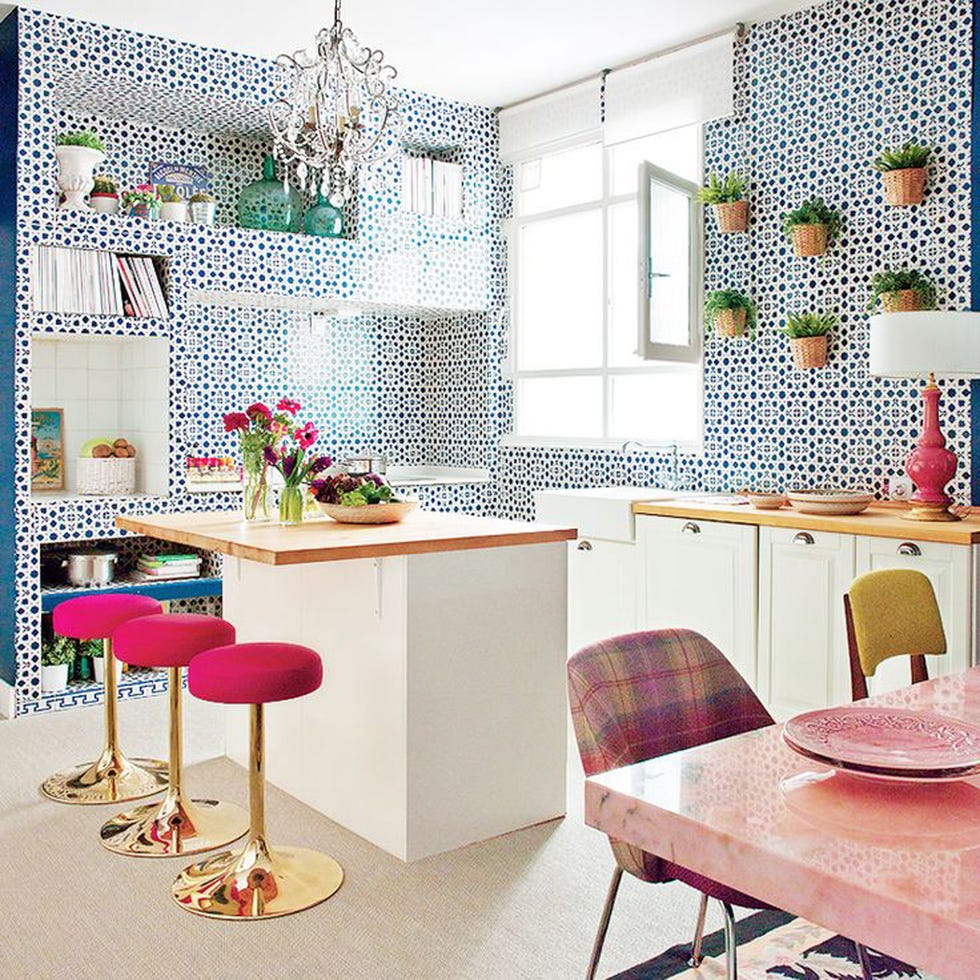 Room, Interior design, Furniture, Table, Floor, Interior design, Light fixture, Turquoise, Design, Home, 
