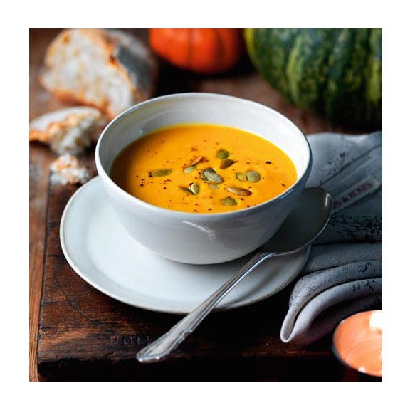Serveware, Food, Ingredient, Tableware, Dishware, Soup, Produce, Orange, Dish, Stew, 