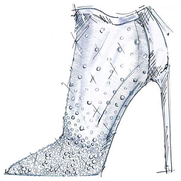 How to Draw a High Heel Shoe Step by Step  EasyLineDrawing
