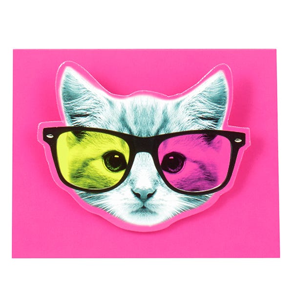 Small to medium-sized cats, Whiskers, Carnivore, Felidae, Pink, Cat, Magenta, Snout, Colorfulness, Illustration, 