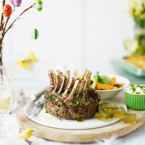 Crown Roast of Lamb with Rosemary and Oregano Recipe