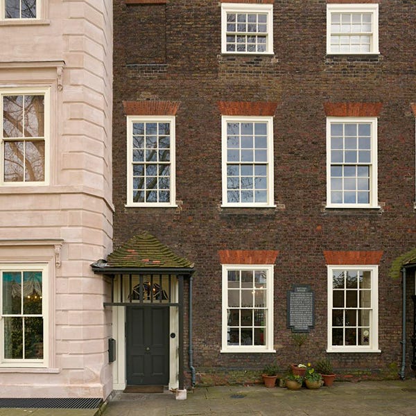 Window, Brick, Property, Facade, Architecture, Wall, Real estate, Building, House, Door, 