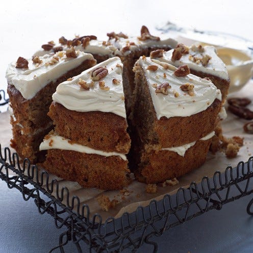 Dish, Food, Cuisine, Dessert, Cake, Ingredient, Baked goods, Whipped cream, Snack cake, Carrot cake, 