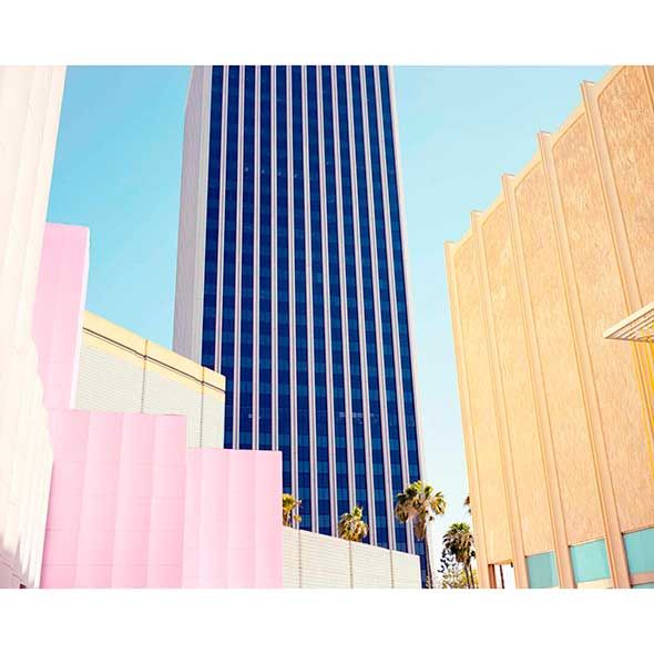 Blue, Daytime, Architecture, Facade, Commercial building, Tower block, Line, Metropolitan area, City, Urban area, 