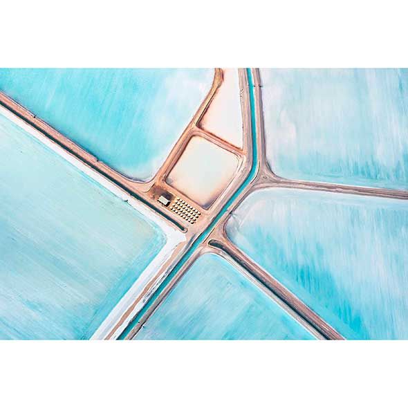 Blue, Aqua, Teal, Turquoise, Azure, Paint, Symmetry, Painting, 