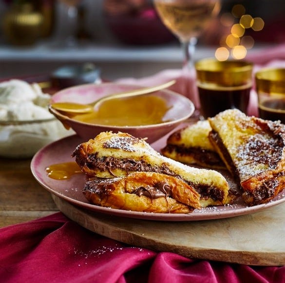 best nutella recipes nutella toastie with salted caramel