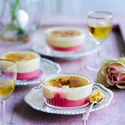 best rhubarb recipes rhubarb and custard creme brulee