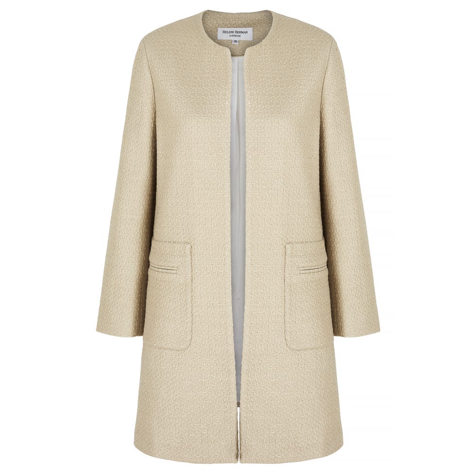 Clothing, Product, Sleeve, Textile, Coat, Outerwear, Fashion, Woolen, Grey, Beige, 
