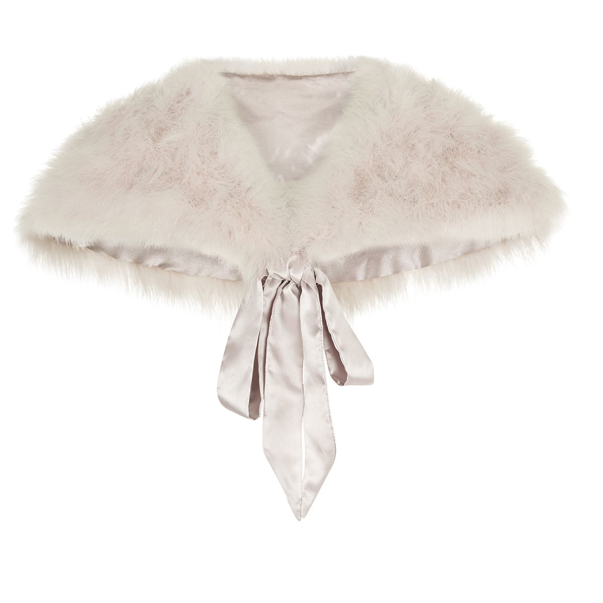 Product, Textile, Fur clothing, Natural material, Fur, Beige, Embellishment, Fashion design, Home accessories, Silver, 