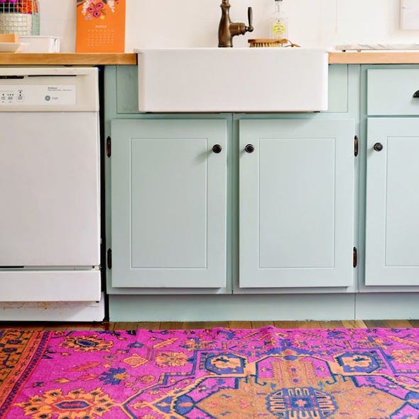 Floor, Flooring, Room, Cupboard, White, Cabinetry, Purple, Major appliance, Drawer, Carpet, 
