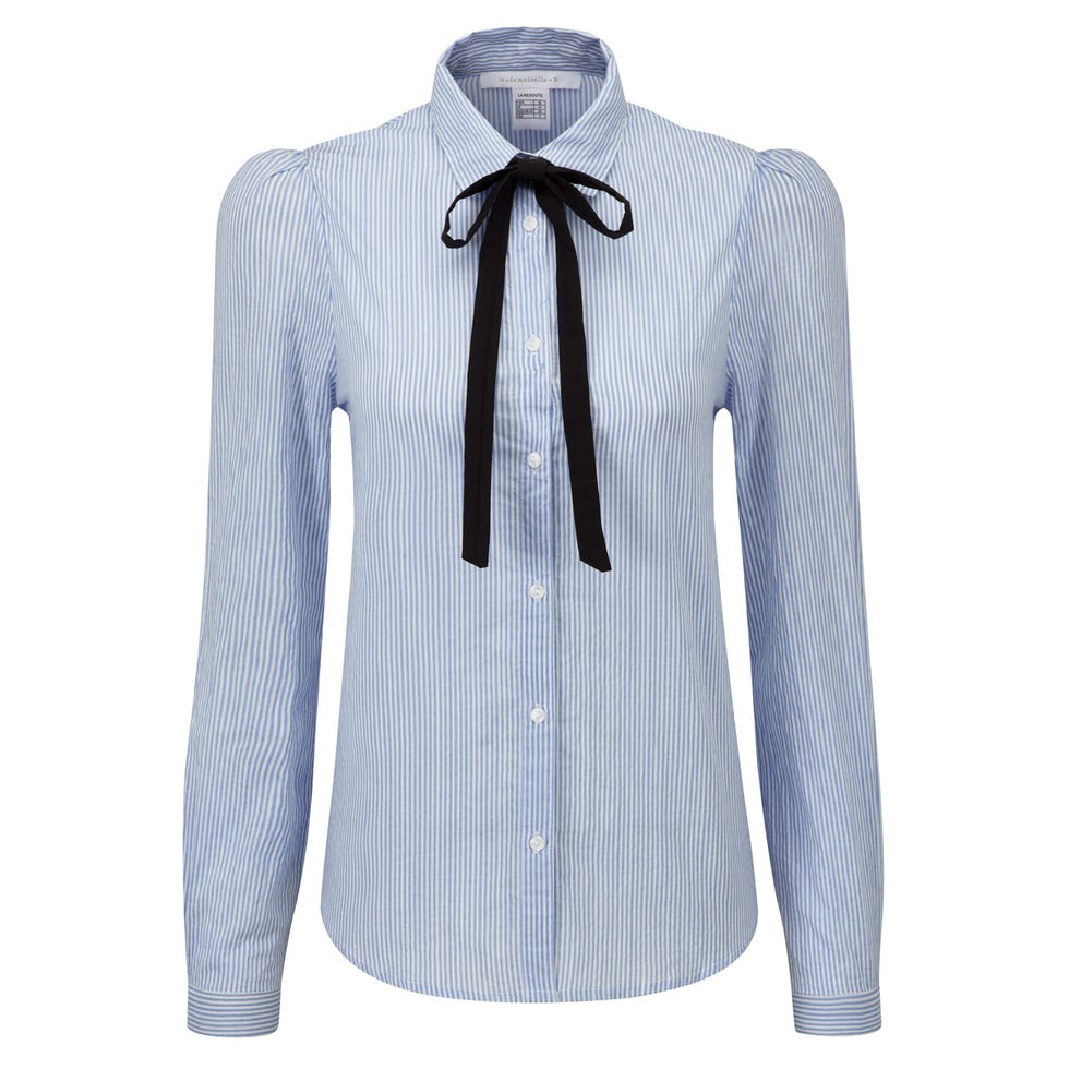Clothing, Blue, Product, Dress shirt, Collar, Sleeve, Shoulder, Textile, Shirt, White, 