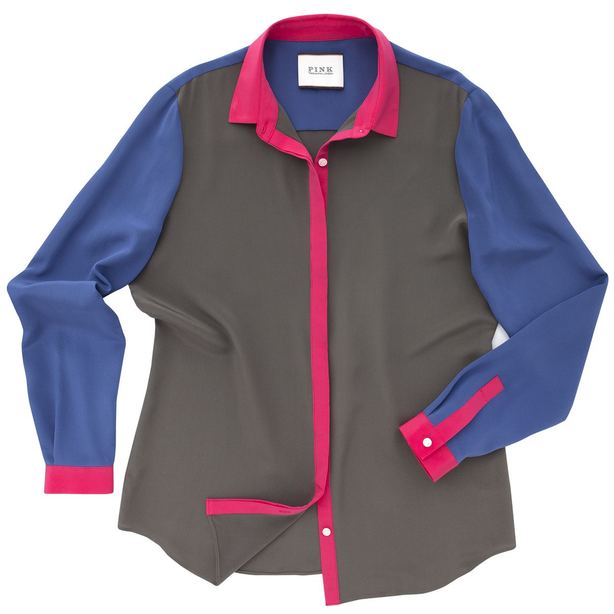 Blue, Product, Collar, Sleeve, Red, Textile, Outerwear, Jacket, Magenta, Coat, 