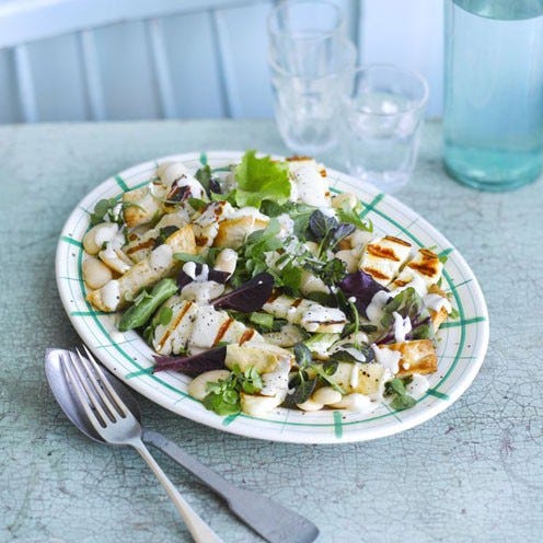 halloumi salad