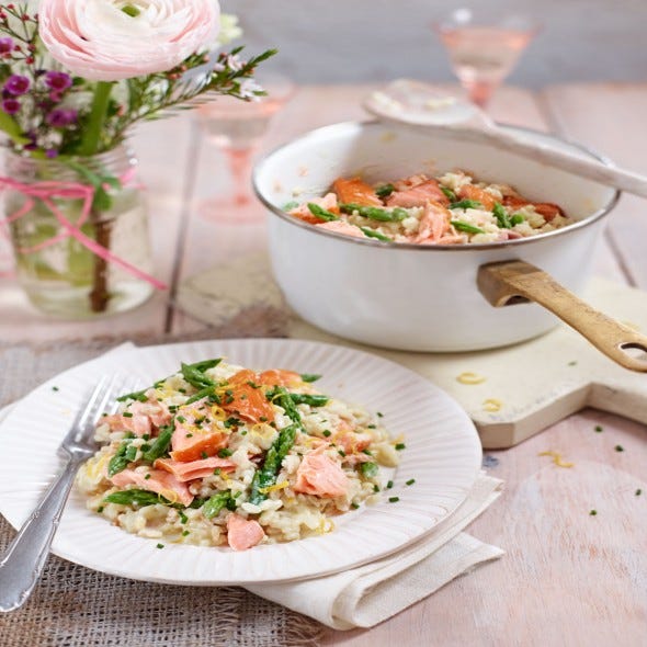 best asparagus recipes smoked salmon and asparagus risotto