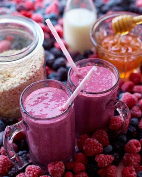 summer cocktail recipe: Frozen berry smoothie summer cocktail recipes frozen berry smoothie