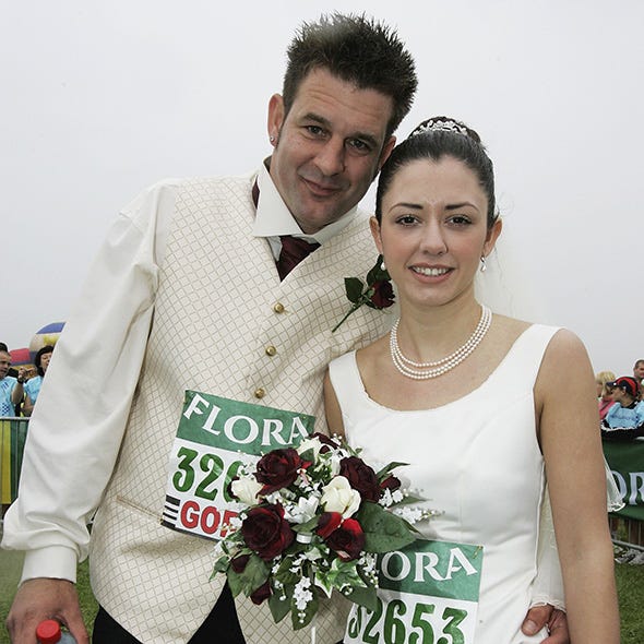 Smile, Event, Petal, Photograph, Bridal clothing, Outerwear, Happy, Dress, Formal wear, Facial expression, 