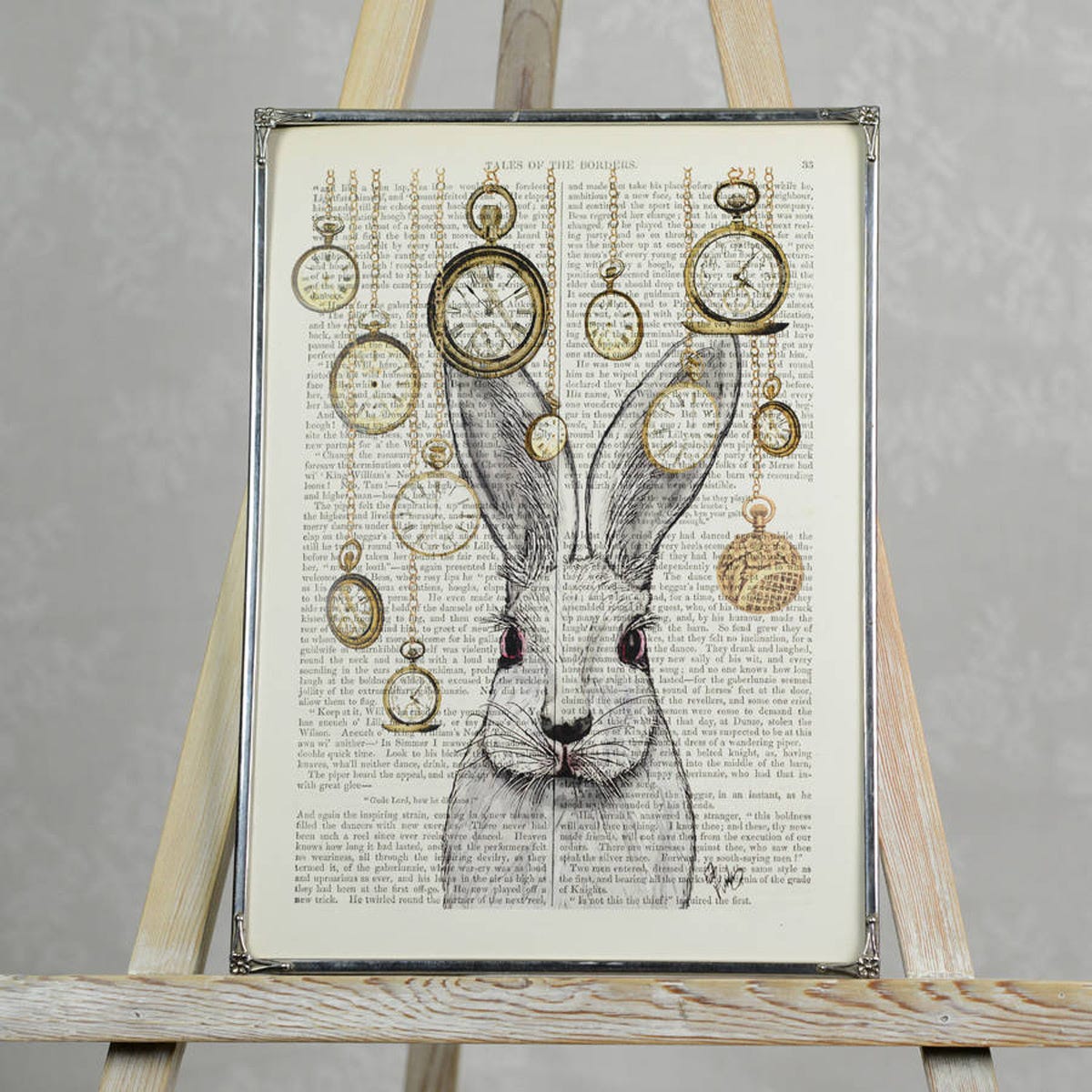 Hare, Deer, Antler, Shoulder bag, Bag, Paper, Fawn, Paper product, Illustration, Drawing, 