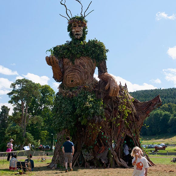 Environmental art, Tradition, Sculpture, Natural material, Park, 