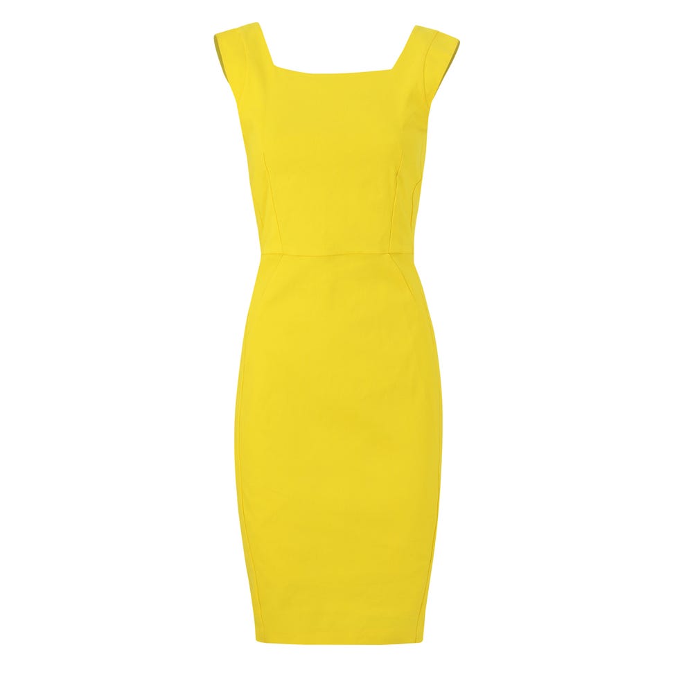 Yellow, One-piece garment, Dress, Pattern, Day dress, Fashion design, Pattern, Cocktail dress, 