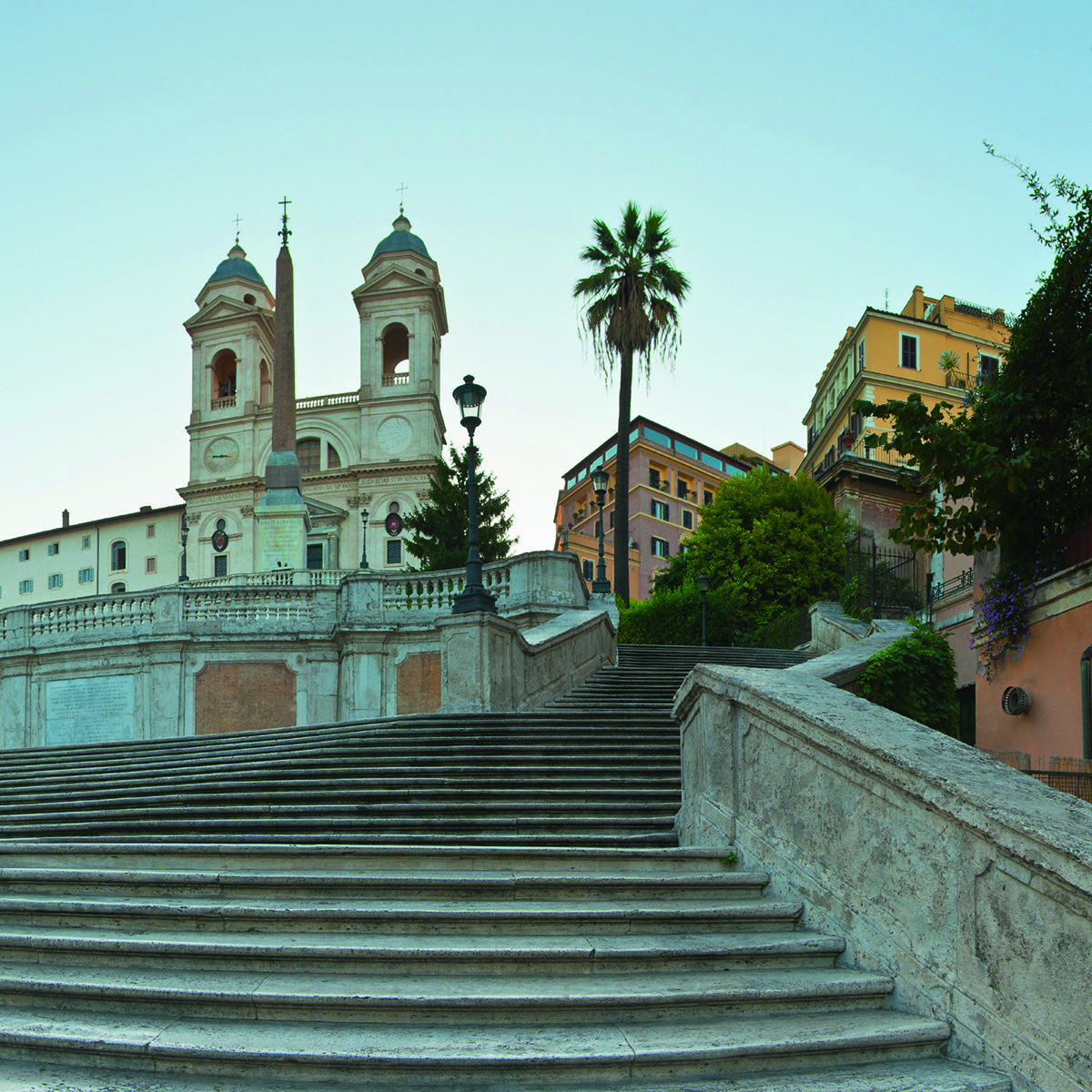 Stairs, Finial, Dome, Byzantine architecture, Handrail, Place of worship, Arecales, Dome, Palm tree, Holy places, 