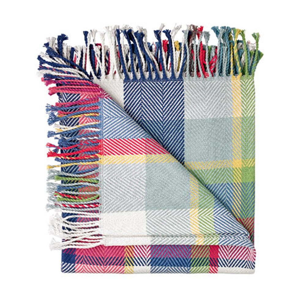 Textile, Pattern, Colorfulness, Electric blue, Rectangle, Tartan, Creative arts, Visual arts, Plaid, Graphics, 
