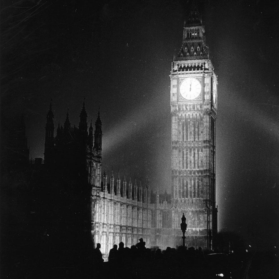 Clock tower, Tower, Night, Landmark, Darkness, Monochrome photography, Clock, Midnight, Metropolitan area, Spire, 
