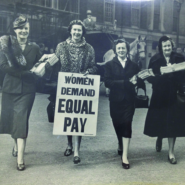 Footwear, Monochrome, Snapshot, Vintage clothing, Black-and-white, Poster, Protest, Banner, Little black dress, Advertising, 