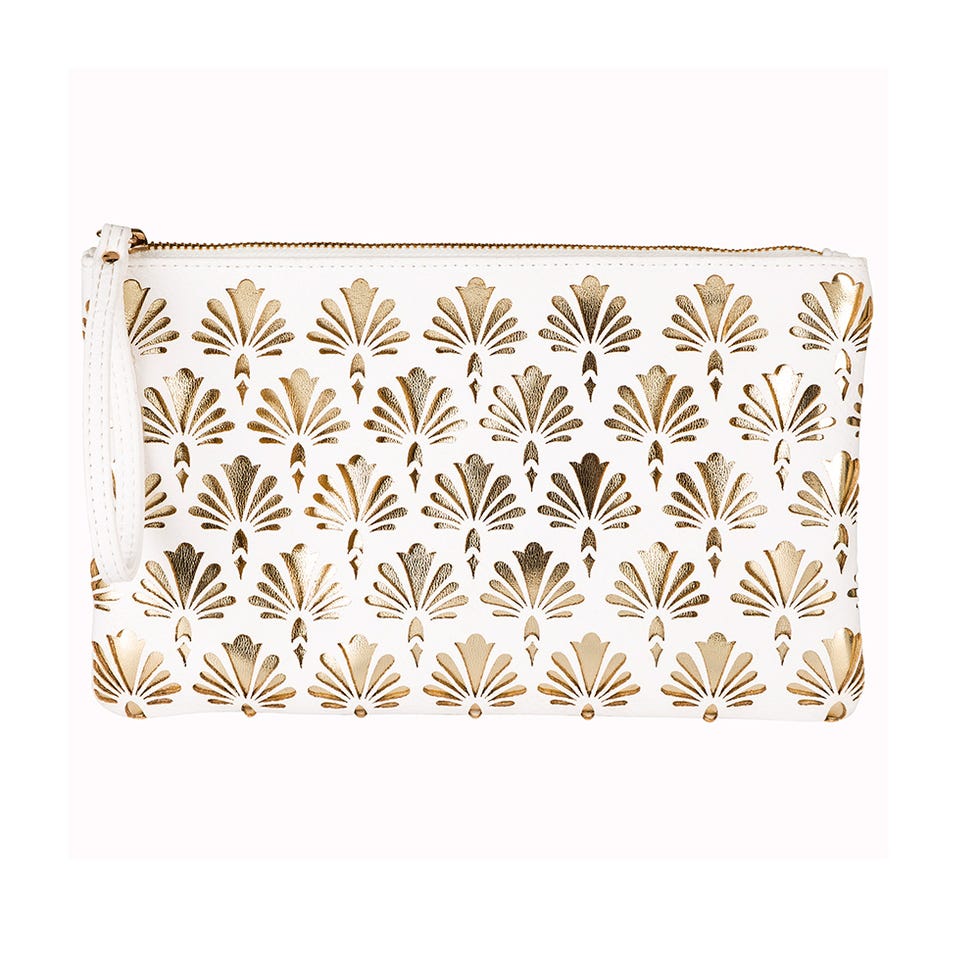 Pattern, White, Rectangle, Beige, Design, Motif, Floral design, 