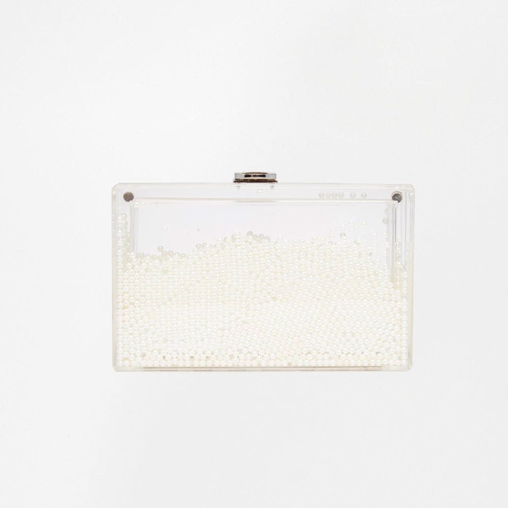 Rectangle, Beige, Silver, 