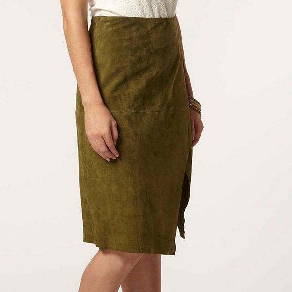 Khaki skirt dorothy outlet perkins