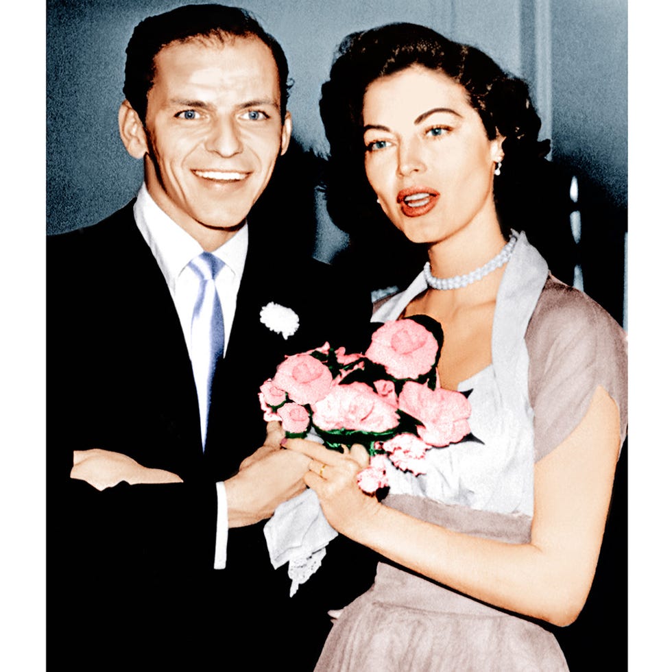 Clothing, Smile, Eye, Petal, Photograph, Outerwear, Happy, Bouquet, Formal wear, Dress, 
