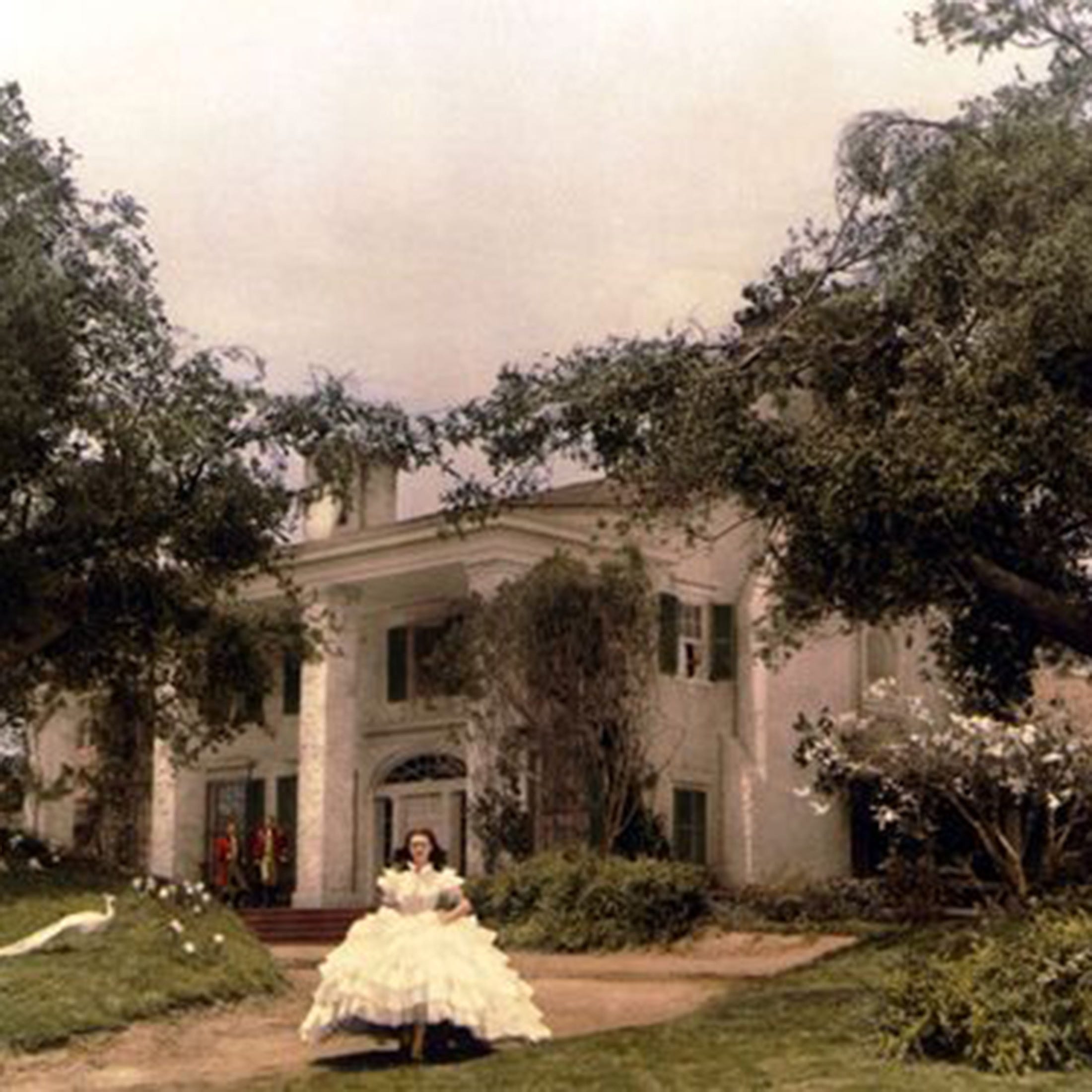 Property, Photograph, Tree, House, Dress, Real estate, Home, Residential area, Gown, Garden, 
