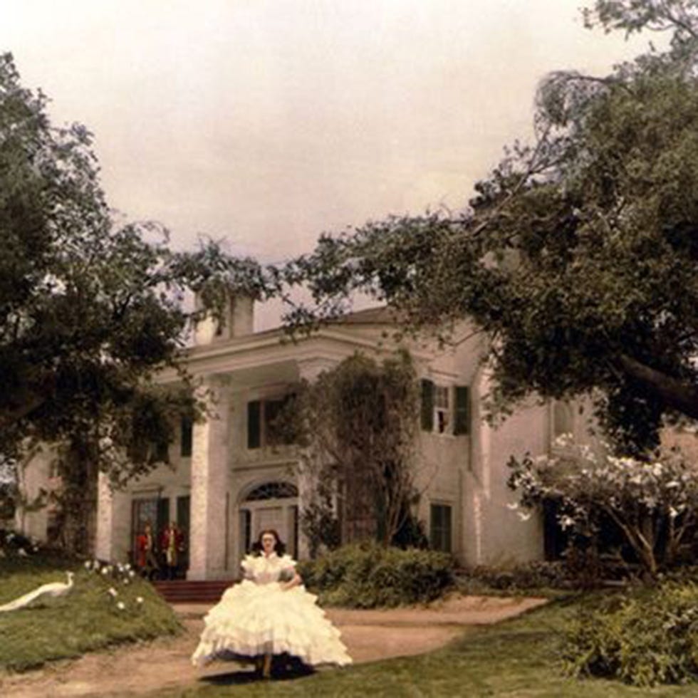 Property, Photograph, Tree, House, Dress, Real estate, Home, Residential area, Gown, Garden, 