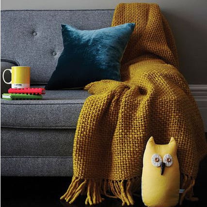 Yellow, Textile, Throw pillow, Pillow, Cushion, Linens, Stuffed toy, Home accessories, Grey, Cup, 
