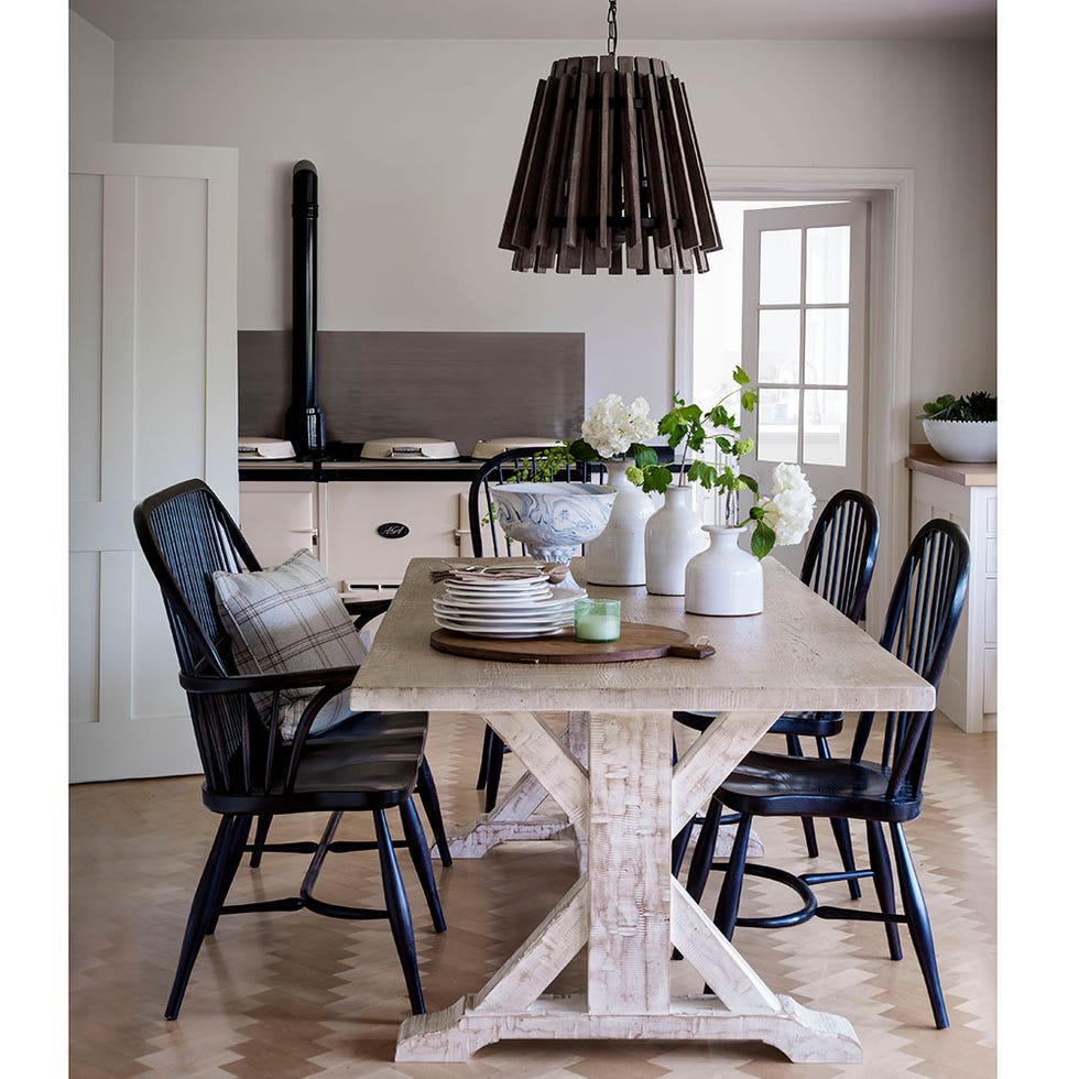 Wood, Room, Floor, Interior design, Flooring, Table, Furniture, White, Hardwood, Chair, 